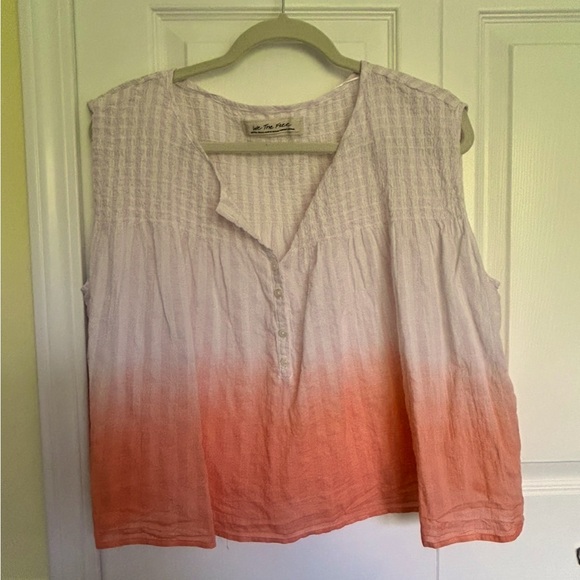 Free People | Little Bit of Something Ombre Blouse - Picture 4 of 7